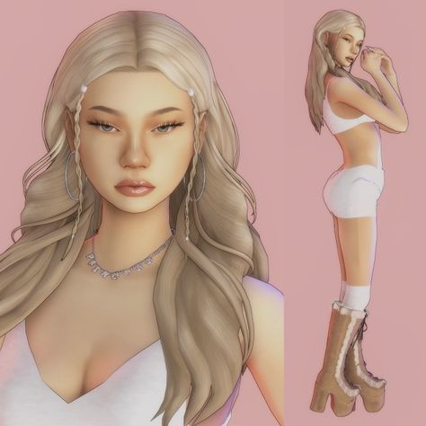 Sims4 Aesthetic Cc, Sims 4 Skintones, Sims 4 Tsr, Sims 4 Traits, Hair Earrings, Sims 4 Cas Mods, Cc Hair, The Sims 4 Pc, Sims 4 Body Mods