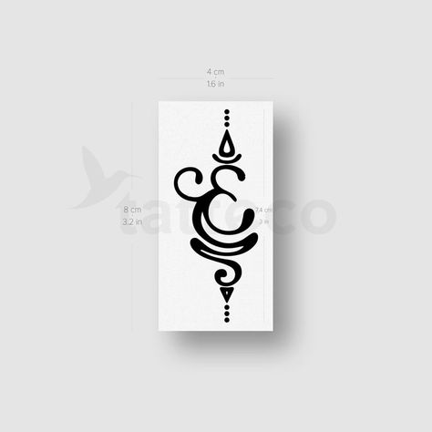 Symbol For Breathe, Hindu Traditions, Breathe Symbol, Sanskrit Symbols, Random Shapes, Sticker Tattoo, Sacred Symbols, Tattoo Set, Fake Tattoos