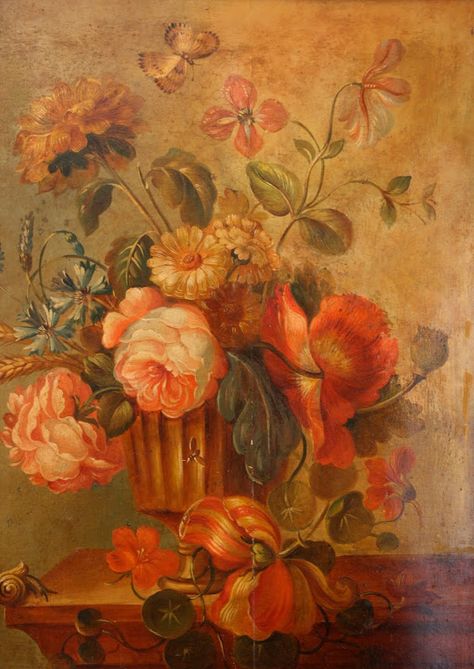 Orange Victorian Aesthetic, Orange Posters Aesthetic, Orange Painting Aesthetic, Orange Flowers Aesthetic, Orange Flowers Wallpaper, Vintage Flower Backgrounds, Rose Prints, Vignette Design, Mansfield Park