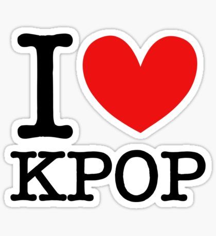 I LOVE KPOP Sticker Kpop Sticker, Stickers Bts, I Love Kpop, Bts Stickers, Kpop Stickers, Bts Army, Black Pink, K Pop, Bts