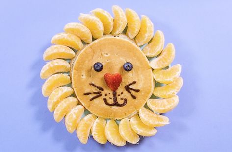 Food Art Pancakes, Rabbit Pancakes, Rabbit Pancake, Pancake Images, Breakfast Kids, Scotch Pancakes, Cute Breakfast, Circus Crafts, Healthy Vitamins