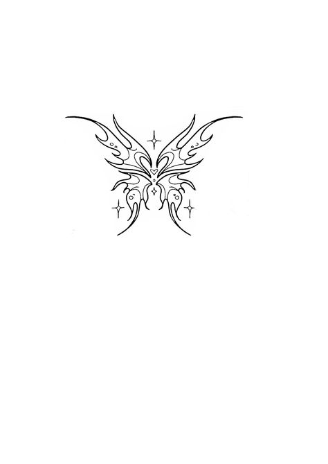 Sigil Butterfly, Unforgettable Tattoo, Tattoo Espalda, Butterfly Tattoo Stencil, Henna Tattoo Designs Hand, Small Pretty Tattoos, Classy Tattoos, Henna Tattoo Designs, Tattoo Stencils