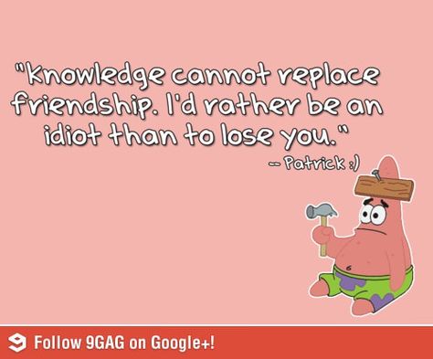 Wise words from Patrick Star. Patrick Star Quotes, Star Quotes, Patrick Star, Daily Dose, Wise Words, Funny Memes, Humor, Memes, Funny