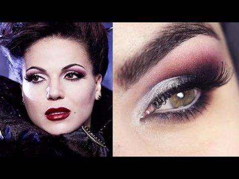 Once upon a time: the evil queens blood red lipstick... I need a dupe, or suggestions... I need this vampy, blood red lipstick in my life! - Imgur Evil Queen Makeup, Evil Makeup, Time Costume, Disney Inspired Makeup, Evil Queen Costume, Evil Queens, Disney Makeup, Queen Makeup, Regina Mills