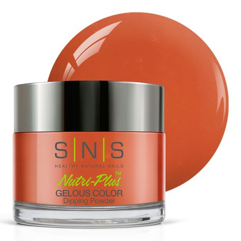 PRICES MAY VARY. SUMMER SHADES: Nail your summer look with SNS Nail’s Summer Collection. This palette is made with fine grain powder that helps create a richer and more vibrant color. Our skin-friendly, low-odor formula dries instantly and creates a stunning, mirror-like finish without needing UV light. Color: Cream Of Tomato (orange, gold, shimmer) GET LONG-LASTING COLOR AT HOME: Bring the nail salon experience home with our flexible, yet strong dip powder that lasts up to 14 days or more and i Orange Dip Nails, Dip Nail Color, Sns Powder, Dip Nail Colors, Cream Of Tomato, Dip Nail, Nail Dip Powder, Sns Nails, Summer Shades