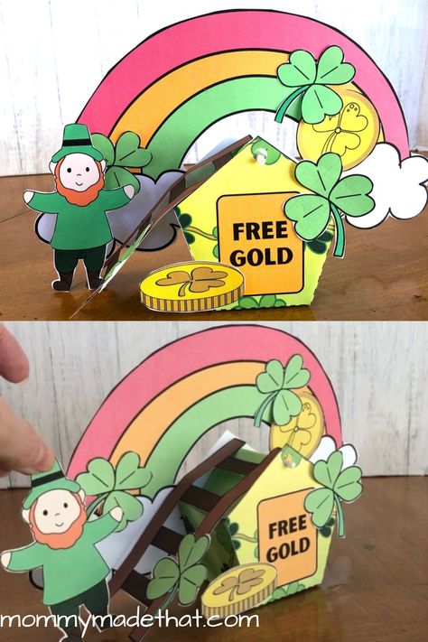 Free Printable Leprechaun Trap (Make a Super Easy Trap!) Leprechaun Trap Printable Free, Printable Leprechaun Trap, Leprechaun Printable Free, Leprachan Trap For Kids Easy, Leprechaun Traps Ideas For Kids Prek, Leprechaun Trap Printable, Lephercan Trap, Leprechaun Trap Stem Challenge, Easy Leprechaun Trap