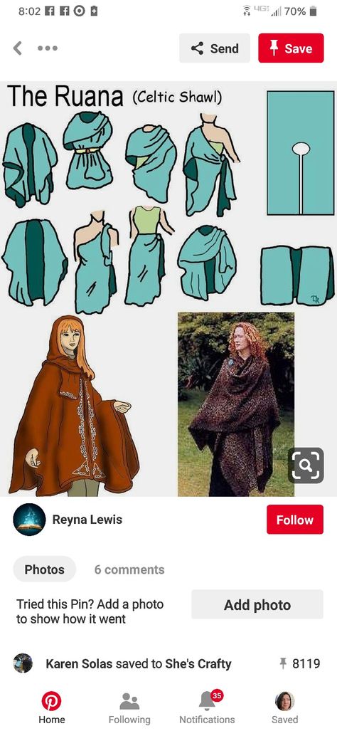 Renfaire Patterns, Celtic Ruana, Cloak Ideas, Viking Shawl, Ruana Cloak, Dnd Outfits, Celtic Shawl, Shawl Ideas, Ruana Pattern