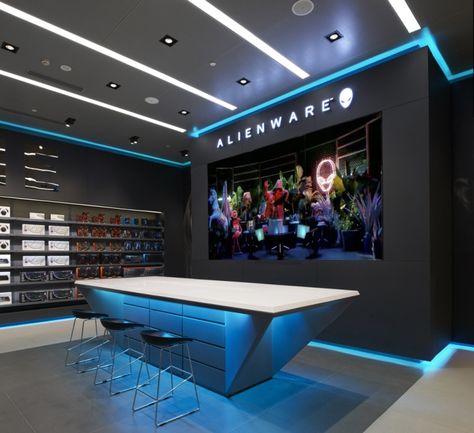 Teen Game Rooms, Mobile Shop Design, Chongqing China, Retail Space Design, Warehouse Design, Counter Design, Retail Store Design, Shop Front Design, Retail Design Blog