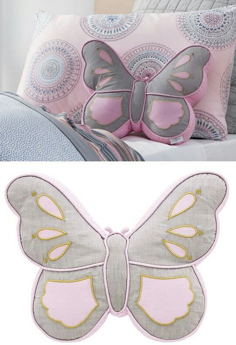 Celia cushion by sheridan. Butterfly cushion pillow Butterfly Pillow Diy, Bedsheets Aesthetic, Kawaii Pillows, Bedsheets Ideas, Kawaii Pillow, Butterfly Cushion, Bed Cover Design, Unicorn Pillow, Butterfly Pillow