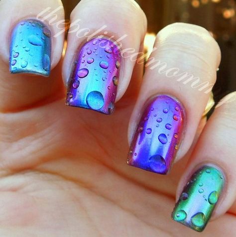 Chameleon Nails, Colorful Nail, Nagel Tips, Nail Swag, Top Nail, Get Nails, I Love Nails, Nail Polish Designs, Fabulous Nails