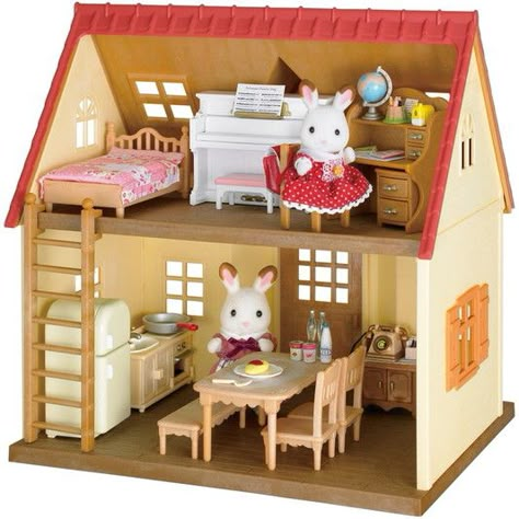 Classic Furniture Set -for Cosy Cottage Starter Home- - 7 Sylvanian Families House, Sullivan Family, Felt Doll House, Calico Critters Families, Cosy Cottage, Calico Critter, Sylvanian Family, Family Furniture, Starter Home