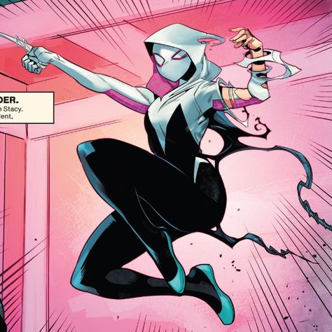 Gwen Stacy Comic, Spider Gwen Comics, Spider Gwen Art, Gwen Spiderman, Cassandra Cain, Ghost Spider, Spiderman Spider, Spiderman Pictures, Spider Girl