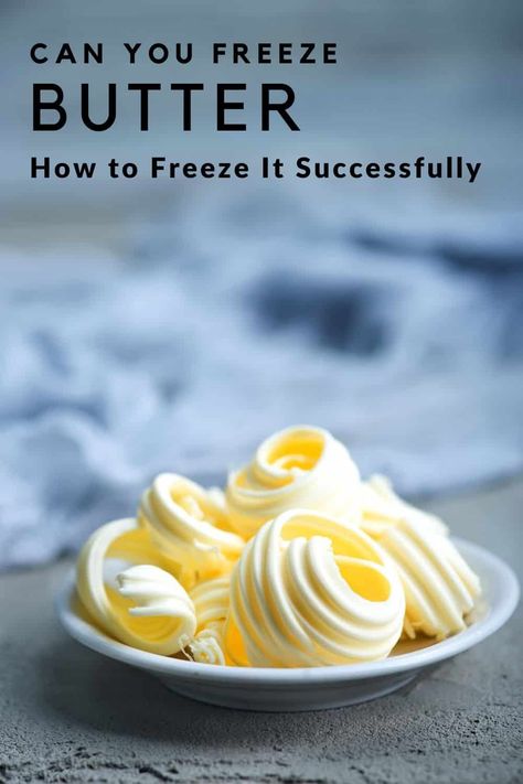 Freeze butter. Wondering if you can freeze the extra butter that you bought on your last trip to the supermarket? Yes you can and here is how to do it plus a few super helpful tips. Freezing Butter, Canned Butter, Making Butter, Butter Molds, Freezer Burn, Homemade Butter, Stir Fry Recipes, Cool Kitchen Gadgets, Fried Food