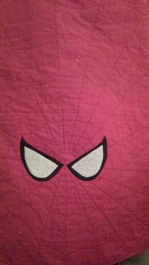 Spiderman Quilt Pattern, Spiderman Quilt, Superhero Quilt, Rag Blanket, Spiderman Blanket, Quilting Designs Patterns, Childrens Quilts, Machine Quilting Designs, Free Motion Quilt Designs