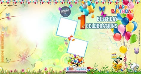 SRKGRAPHIKS Free Birthday Banner, Banner Template Photoshop, Birthday Card Template Free, Birthday Banner Template, Flex Banner Design, Flex Banner, Birthday Banner Background, Creative Banners, Birthday Photo Banner