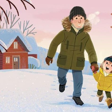 Kim Smith on Instagram: "Exploring in the fresh snow. One of the illustrations from Whose Prints? Written by @kariallenwrites and published by @simonkids" Kim Smith, September 21, Written By, Illustrations, Writing, On Instagram, Instagram, Art