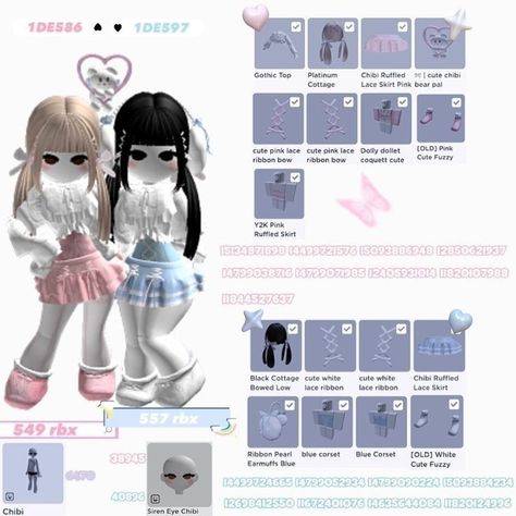 Chibi Doll Roblox Avatar Ideas, Emo Roblox Outfits, Chibi Doll, Bff Matching Outfits, Emo Roblox, Skin Roblox, Bff Matching, Emo Roblox Avatar, Roblox Guy