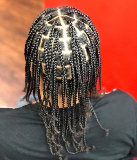 11 Best Box Braids Hairstyles for Men in 2021 Box Braids Men, Mens Twists Hairstyles, Braids With Fade, Cornrows With Box Braids, Hair Twists Black, Boy Braids Hairstyles, Cornrow Hairstyles For Men, Individual Braids, Short Box Braids