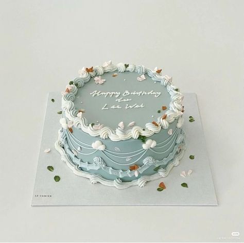 Cuties Cake, Grandpa Cake, Dainty Cake, Simple Birthday Cake Designs, Childhood Traumas, Elegant Cake Design, Cake Designs For Girl, 21st Birthday Girl, Vintage Birthday Cakes