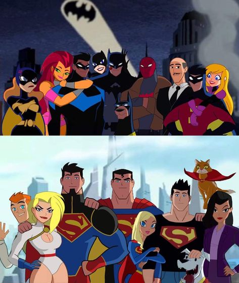 The Batfamily, Teen Titans Go Characters, Dc Comics Facts, Batman Redesign, Nightwing And Starfire, Image Spiderman, Superman Family, Batman Funny, Arte Dc Comics