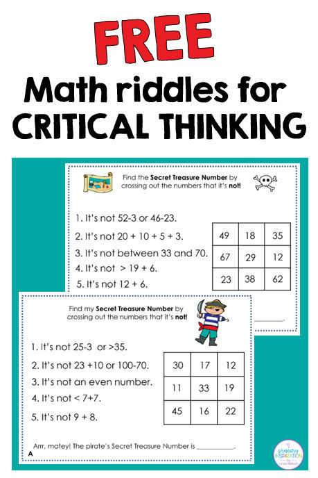 Free math riddle task cards for 2nd and 3rd grade skills Fun Ways To Teach 3rd Grade Math, 2nd Grade Math Extension Activities, Hands On Math Centers 3rd Grade, Math Extension Activities 3rd Grade, Math Enrichment 2nd, 4th Grade Math Games Free, Higher Order Thinking Questions Math, 3rd Grade Math Games, Math Intervention Activities