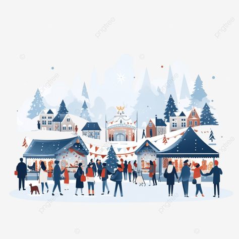 christmas market people winter holiday xmas flat illustration christmas street santa gift christma Christmas Market Poster, Christmas Market Illustration, Cartoon Png Transparent, Market Illustration, German Market, Christmas Poster Design, Xmas Market, Christmas Street, Market Poster