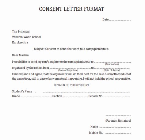 Parents Consent form Template Beautiful Parents Consent Letter Sample for School Parent Consent Letter, Consent Letter Format, Consent Letter Sample, Administrative Assistant Cover Letter, Consent Letter, Creative Writing Classes, Consent Forms, Writing Classes, Graphic Design Resume