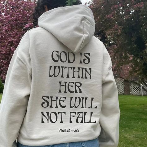 It's giving comfortable in my own Skin for once ♡ Aesthetic Christian Apparel, Outfits To Where To School, Christian Clothing Design, Jesus Merch Aesthetic, Christian Pullovers, Cute Christian Hoodies, Cute Trendy Clothes, Christian Clothes Aesthetic, Christian Hoodies Aesthetic