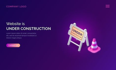 Website under construction, maintenance ... | Free Vector #Freepik #freevector #error #computer-error #website-maintenance #maintenance Construction Website Templates, Cartoon Construction, Computer Cartoon, Under Construction Website, Road Traffic Signs, Site Icon, Traffic Cone, Traffic Sign, Website Maintenance