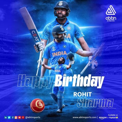 He's recorded three double centuries in ODI cricket, and now he has one in Tests too 👀 What a knock this has been from the India opener! Happy Birthday Rohit Sharma @ImRO45 #rohitsharma45 #hitman #india #captain #cricketlovers #mumbaiindians #rohitsharma #rock #shaana #bcci ABTIN SUPREME SERIES LEATHER BALL | A++ LEATHER GRADE https://bit.ly/3Kp4x9u www.abtinsports.com Happy Birthday Rohit Sharma, Happy Birthday Rohit, Sri Lanka Cricket Team, Cricket Quotes, Virat Kohli Instagram, Cricket Wallpapers, Rohit Sharma, Photos Of Lord Shiva, Mumbai Indians