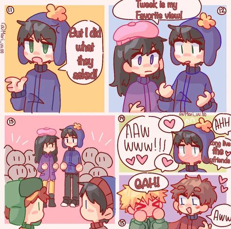 Tweek And Craig Fanart Cute, Tweek And Craig Fanart, Creek Sp, Tweek X Craig, Craig South Park, South Park Memes, Craig Tucker, Tweek And Craig, Creek South Park