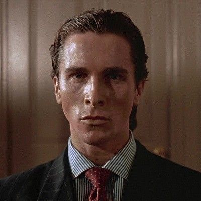 Patrick Bateman, Christian Bale, A Man