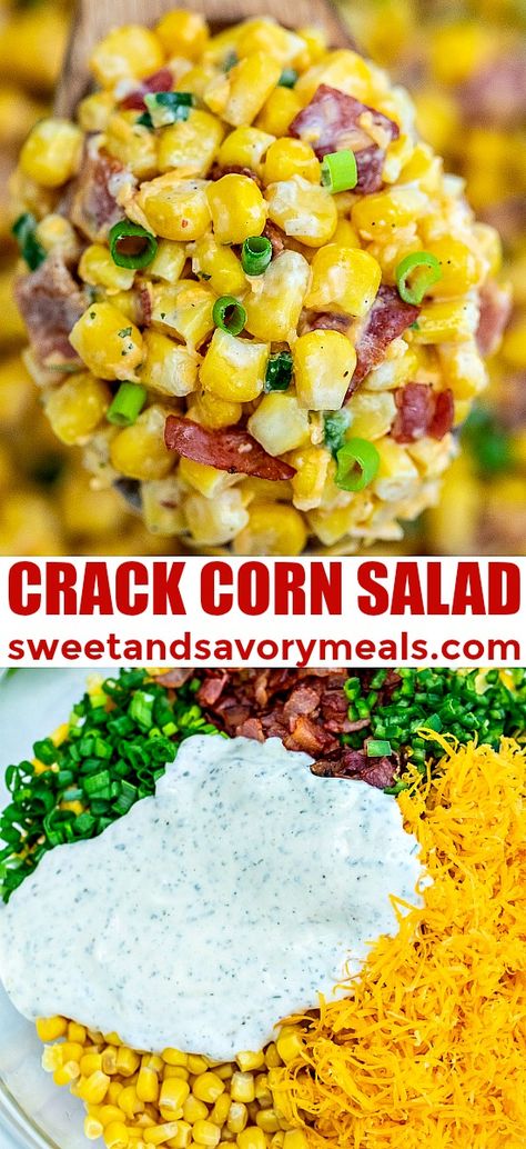 Quick Side Dish, Quick Side Dishes, Resep Salad, Summer Corn, Corn Recipes, Corn Salad, Think Food, Dinner Sides, Corn Salads