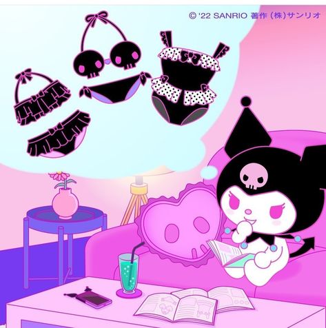 Girly Punk, Punk Character, Blue Aesthetic Grunge, Dark Kawaii, Hello Kitty Images, Hello Kitty Aesthetic, Kitty Drawing, Hello Kitty Drawing, Super Kawaii