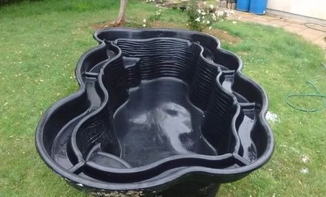 Pond Liner Which Side Up: Expert Tips for Proper Installation Preformed Pond Liner, Preformed Pond, Plastic Pond, Pond Liner, Pond Plants, Garden Pond, A Pond, Plant Decor, Water Features