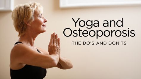 Yoga For Osteoporosis, Osteoporosis Exercises, Therapeutic Yoga, Yoga Routine For Beginners, Yoga Symbols, Yoga For Seniors, Yoga Tutorial, Yoga Lessons, Yoga Iyengar