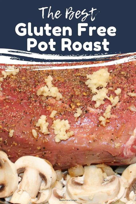 Gluten Free Beef Roast Crockpot Recipes, Gluten Free Pot Roast Slow Cooker, Gluten Free Pot Roast Crockpot, Gluten Free Roast Crockpot, Gluten Free Pot Roast, Bottom Round Roast Recipes, Chuck Roast Crock Pot Recipes, Gluten Free Slow Cooker Recipes, Roast Beef Crock Pot Recipes