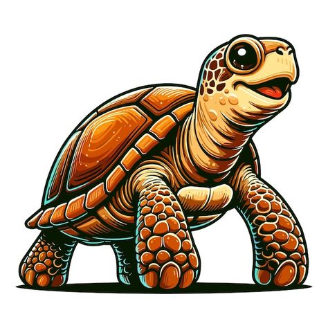 Turtle With House On Back Drawing, Tortoise Illustration, Cartoon Tortoise, Animale Marine, Tortoise Art, Tortoise Drawing, Turtle Illustration, Freshwater Turtles, Boho Art Painting