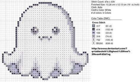 Ghost Perler Bead Pattern or Cross Stitch Chart Kawaii Cross Stitch Pattern, Fall Cross Stitch Patterns Free, Ghost Tapestry Crochet Pattern, Free Cross Stitch Pattern, Ghost Alpha Pattern, Ghost Cross Stitch Patterns Free, Ghost Cross Stitch, Ghost Cat Crochet Pattern, Ghost Cross Stitch Pattern