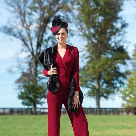 Breeders Cup Fashion, The Breeders, Race Outfit, Horse Races, Races Style, Breeders Cup, Churchill Downs, Race Day, Plaid Tops