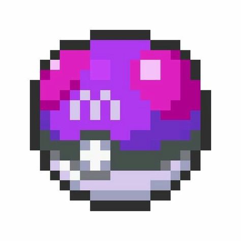 Pokemon App, Pokemon Icon, Master Ball, Pokémon Ruby, Pixel Art Landscape, Pokemon Sprites, Pixel Art Pokemon, Pokemon Backgrounds, Easy Pixel Art