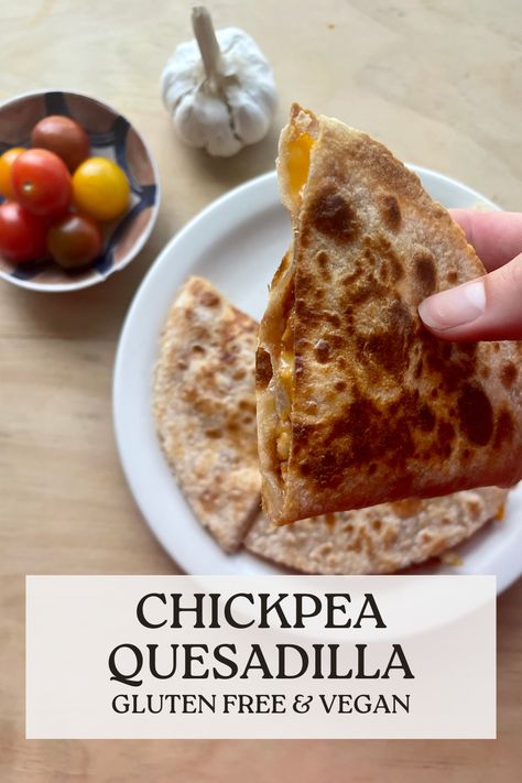 This Mexican-inspired vegan and gluten-free quesadilla recipe is a quick and flavorful dinner recipe. Utilizing caramelized onions, peppers, and a blend of spices, combined with mashed chickpeas and vegan cheese, it offers a delicious and easy-to-make option. The instructions are simple, making it a convenient choice for a fast and tasty meal.
Always vegan, always gluten free.

#veganrecipe #glutenfreerecipe #vegetarianrecipe #texmex #quesadilla High Protein Quesadilla, Protein Quesadilla, Chickpea Quesadillas, Chickpea Cheese, Mashed Chickpeas, Vegan Quesadilla, Vegan High Protein, Vegan Cheddar Cheese, Chickpea Coconut Curry