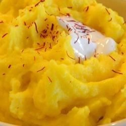 Saffron Mash Potatoes - Allrecipes.com Saffron Dishes, Mash Potatoes Recipe, Saffron Recipes, Cooking Projects, Mash Potatoes, Easy Mashed Potatoes, Saffron Threads, Best Mashed Potatoes, Random Recipes