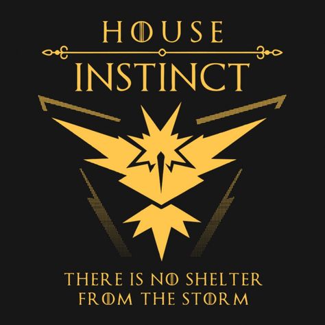 Pokemon Go House Instinct Pokemon Instinct, Pokemon Go Instinct, Pokemon Energy Symbols, Team Instinct Spark, Go Gym, Pokemon Go Team Instinct, Goku Autonomous Ultra Instinct, Pokemon Go T Shirt, Pokemon Realistic