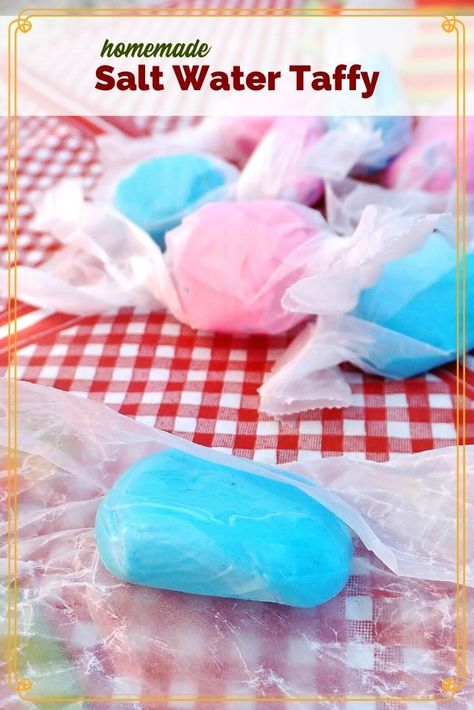 Salt Water Taffy Recipe, Homemade Taffy, Edible Science, Taffy Recipe, Kitchen Science Experiments, Kitchen Science, Salt Water Taffy, Homemade Candies, Best Candy