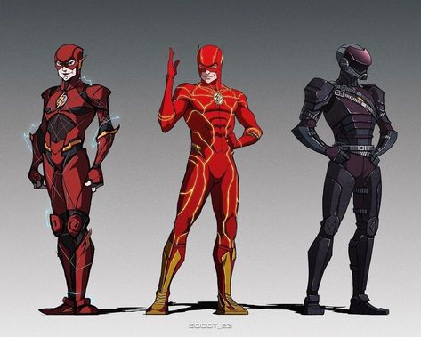 Dc Superheroes Art, Flash Suit, Suits Art, Dc Speedsters, Justice League Art, Flash Dc Comics, Flash Comics, Batman Armor, Marvel And Dc Characters