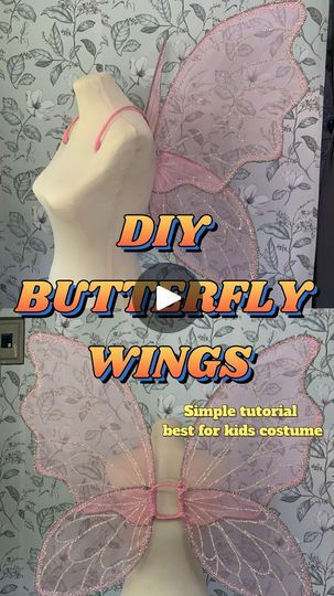 Diy Butterfly Wings, Wings Costume Diy, Butterfly Wings Costume, Diy Costumes Women, Butterfly Costume, Diy Butterfly, Halloween Time, Wings Costume, Women Diy