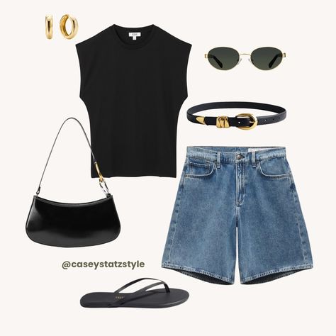 three ways to style flip flops #flipflopsandals #summerstyling #styleinspo #summeroutfitinspo #streetstyleinspo Flip Flop Outfits Summer, Flip Flop Outfits, Capsule Wardrobe Women, Black Outfits, Summer Fits, Walk Of Fame, Outfits Summer, Summer Aesthetic, Flip Flop