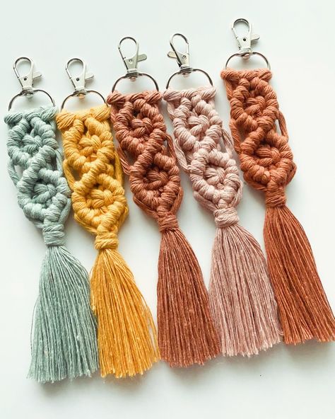 ✨ 9 Macrame Keychain styles for you! ✨ Looking for a unique, handcrafted touch for your next event or boutique? Our beautiful macrame keychains are the perfect solution! These versatile pieces blend style with practicality and are a great fit for any occasion. 🌟 Perfect for: • Party favors that stand out 🎉 • Group workshop projects to keep your guests engaged 🎨 • Retail stores looking to add handmade charm 🛒 Each keychain is meticulously crafted with premium cord and can be customized to ... Workshop Projects, Macrame Keychain, Macrame Wall Art, Macrame Cord, Retail Stores, Handmade Charms, Beaded Garland, Fiber Art, Keychains