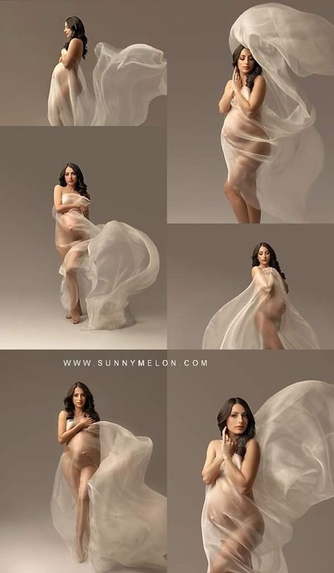 Fierce Maternity Photos, Silk Fabric Maternity Shoot, Maternity Photoshoot With Fabric, Naked Maternity Shoot At Home, Wet Look Maternity Shoot, Pregnant Studio Photography, Calvin Klein Maternity Shoot Couples, Editorial Maternity Photography, Modern Maternity Shoot Studio